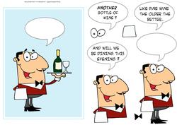Snooty Waiter Quick Card