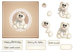 White Bear Step by Step