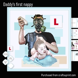Daddys First Nappy (Boy)
