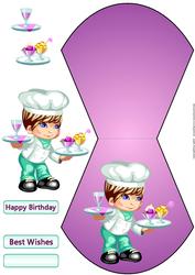 Lil Chef Wobble Card