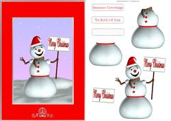 Snowman Quick Card