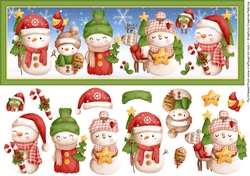 Snow People Large DL Card