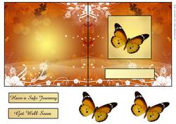 Safe Journey Folded Card