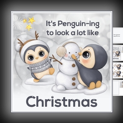Christmas penguin mini kit