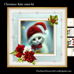 Christmas Kitty mini kit