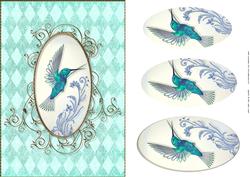 Humming Bird Quick Card