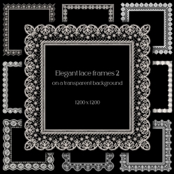 Elegant lace frames 2
