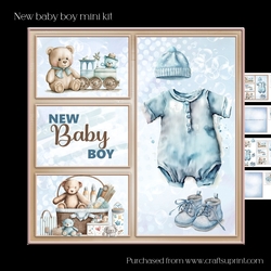 New baby boy mini kit