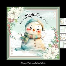 Happy little snowman