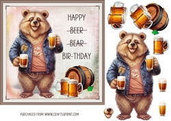 Beer, Bear, Birthday