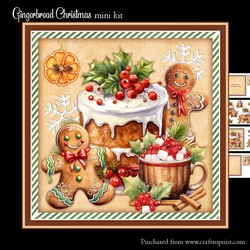 Gingerbread Christmas mini kit