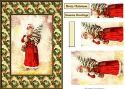 Santa Card Front