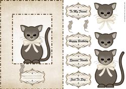 Cat and Mouse Quick Card