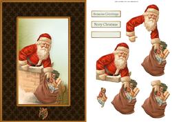 Vintage Santa Step by Step