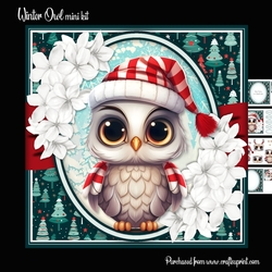 Christmas Owl mini kit