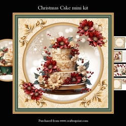 Christmas Cake mini kit