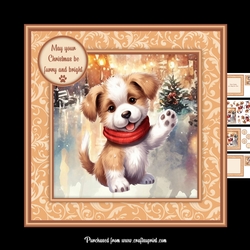 Christmas puppy mini kit