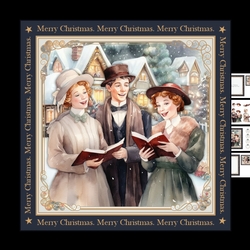 Vintage carol singers