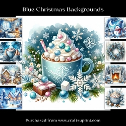 Blue Christmas Backgrounds