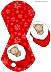 Christmas Kitten Wobble Card