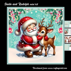 Santa and Rudolph mini kit