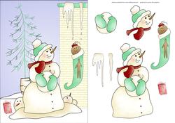 Snowman Step by Step