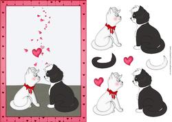 Love Cats Quick Card