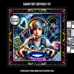 Gamer Boy Birthday Kit