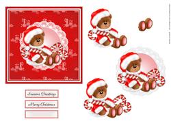 Christmas Bear Quick Card