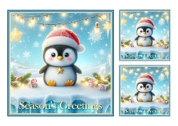 Christmas penguin