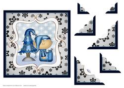 Baby Blue Christmas Stacker