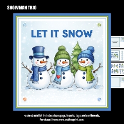 Snowman trio