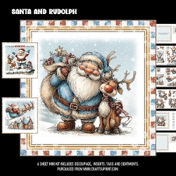 Santa and Rudolph
