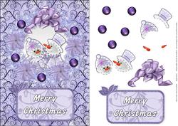 Snow Couple Quick Card