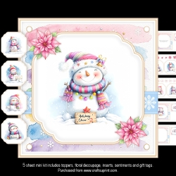 Happy snowmen
