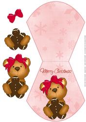 Christmas Bear Wobble Card
