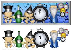 New Years Kids Card Front