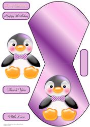 Penguin Wobble Card