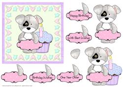 Birthday Pup Topper