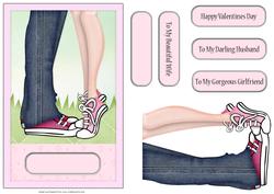 Tip Toes Quick Card