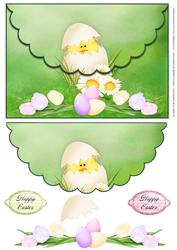 Easter Chick Envelope Card