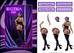 Pole Dancer Card Front