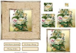 Cross and Flowers Card Front