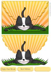 Lazy Days Envelope Card
