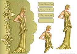 Vintage Scalloped Card Front