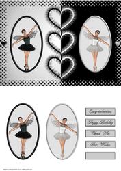 Ballerina Quick Card