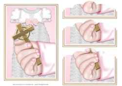Christening Gown Card Front