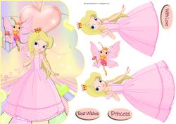 Princess Scalloped Card Front
