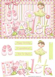 Ballerina Card Front