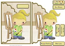 Free the Artist Envelope Card